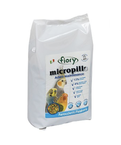 Fiory MicroPills Cold Pressed Pellets Cockatiel and Budgie Food 1.4kg